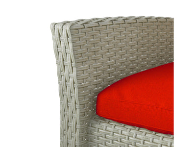 red 4 Piece Wicker Patio Set Cascade Collection detail image by CorLiving#color_red