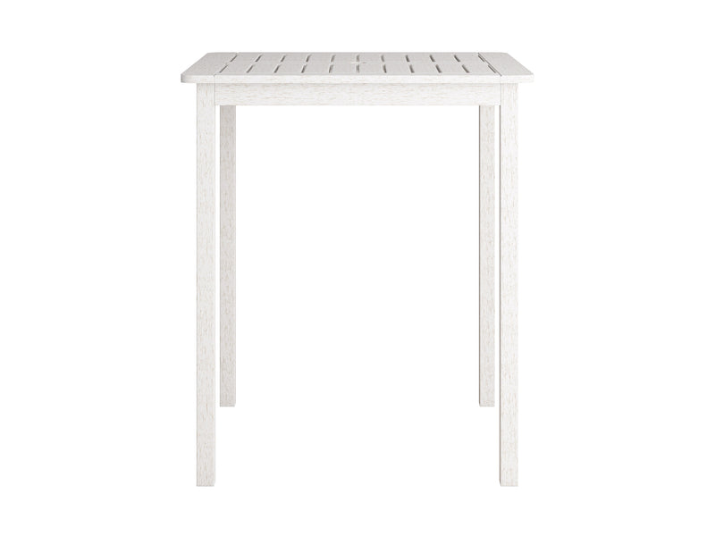 white Outdoor Bar Height Table Miramar Collection product image by CorLiving
