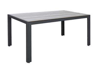 charcoal grey Rectangle Outdoor Dining Table Gallant Collection product image by CorLiving#color_charcoal-grey