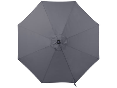 grey led umbrella, tilting Skylight Collection detail image CorLiving#color_grey
