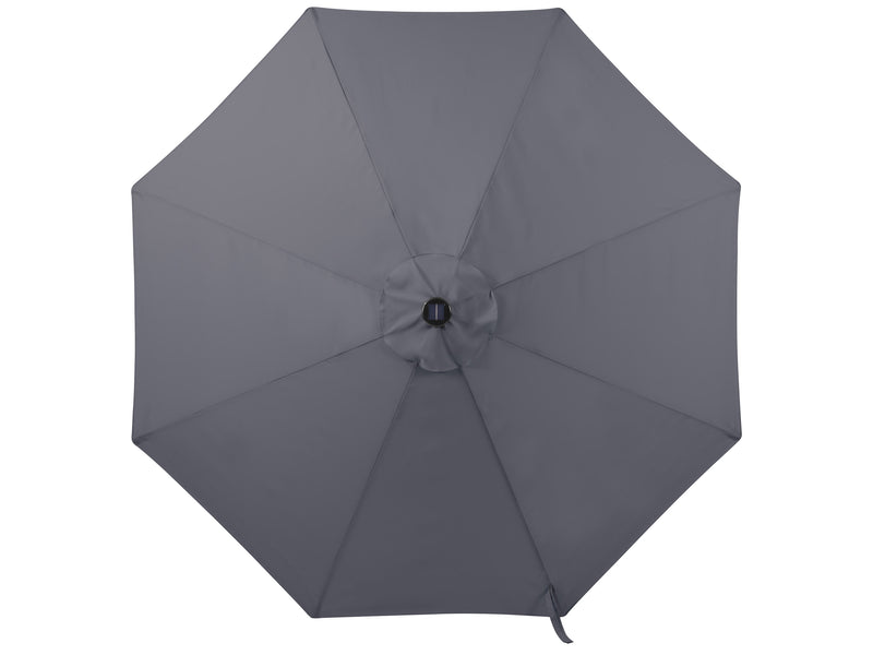 grey led umbrella, tilting Skylight Collection detail image CorLiving