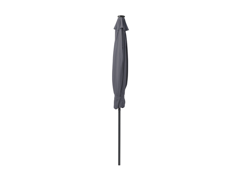 grey led umbrella, tilting Skylight Collection product image CorLiving