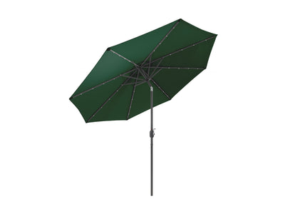 dark green led umbrella, tilting Skylight Collection product image CorLiving#color_dark-green