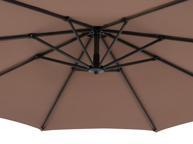 sand cantilever patio umbrella with base Endure Collection detail image CorLiving