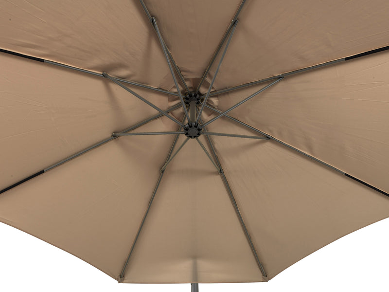 sandy brown offset patio umbrella 400 Series detail image CorLiving