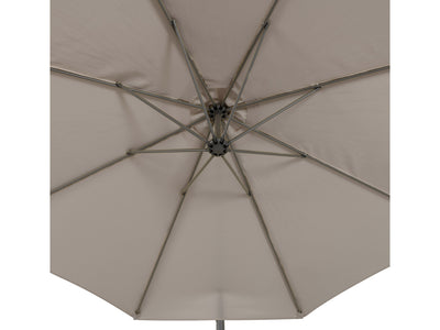 sandy grey offset patio umbrella 400 Series detail image CorLiving#color_ppu-grey
