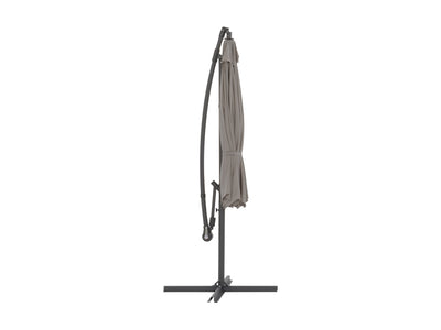 sandy grey  offset patio umbrella 400 Series product image CorLiving#color_ppu-grey 