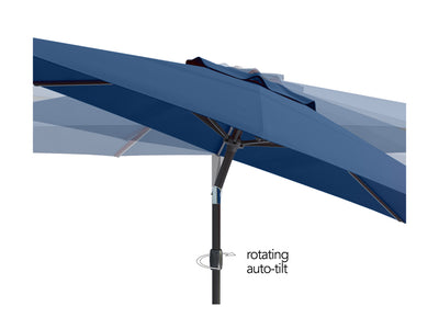 cobalt blue large patio umbrella, tilting 700 Series product image CorLiving#color_ppu-cobalt-blue