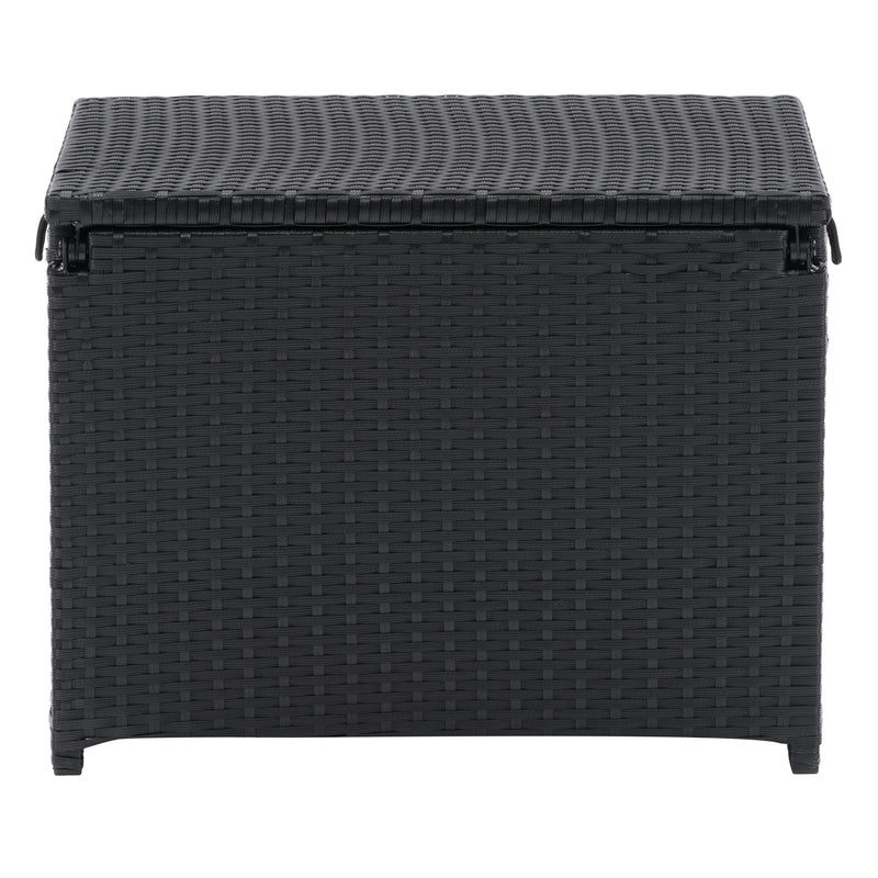 black weave Outdoor Cooler Table Parksville Collection product image by CorLiving