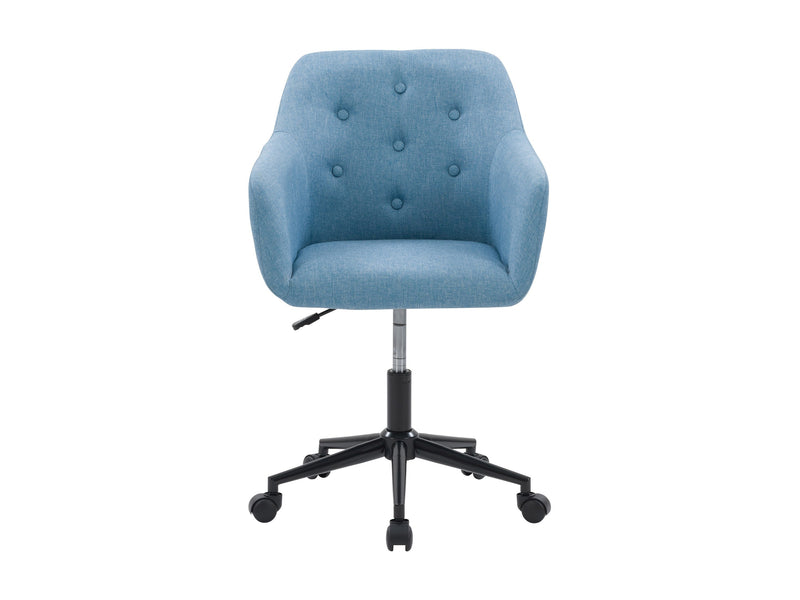 light blue Task Chair with Arms Natasha Collection product image by CorLiving