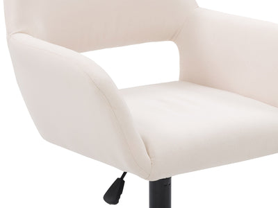 off white Task Chair with Open Back Valerie Collection detail image by CorLiving#color_off-white