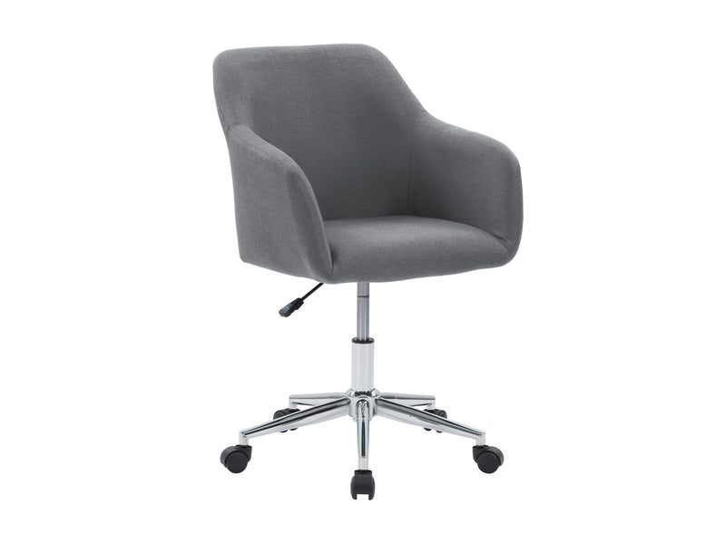 grey Task Chair with Arms Marlowe Collection product image by CorLiving