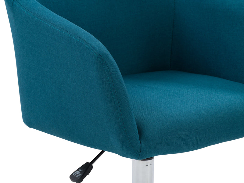 dark blue Task Chair with Arms Marlowe Collection detail image by CorLiving