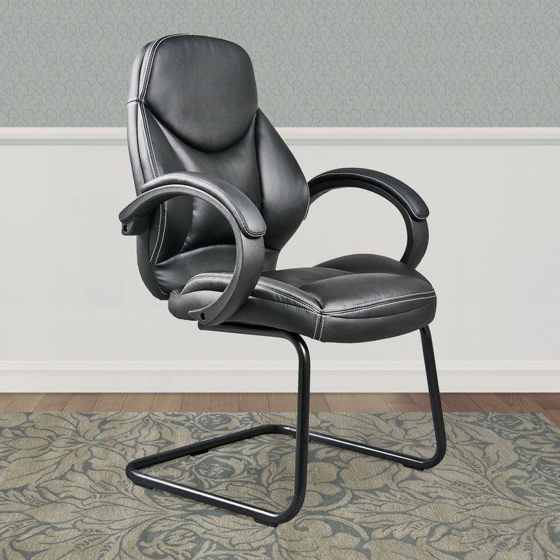 black Office Chair CorLiving Collection lifestyle scene by CorLiving