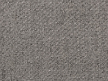 Modern Minimalist Upholstered Queen Bed, Dark Gray