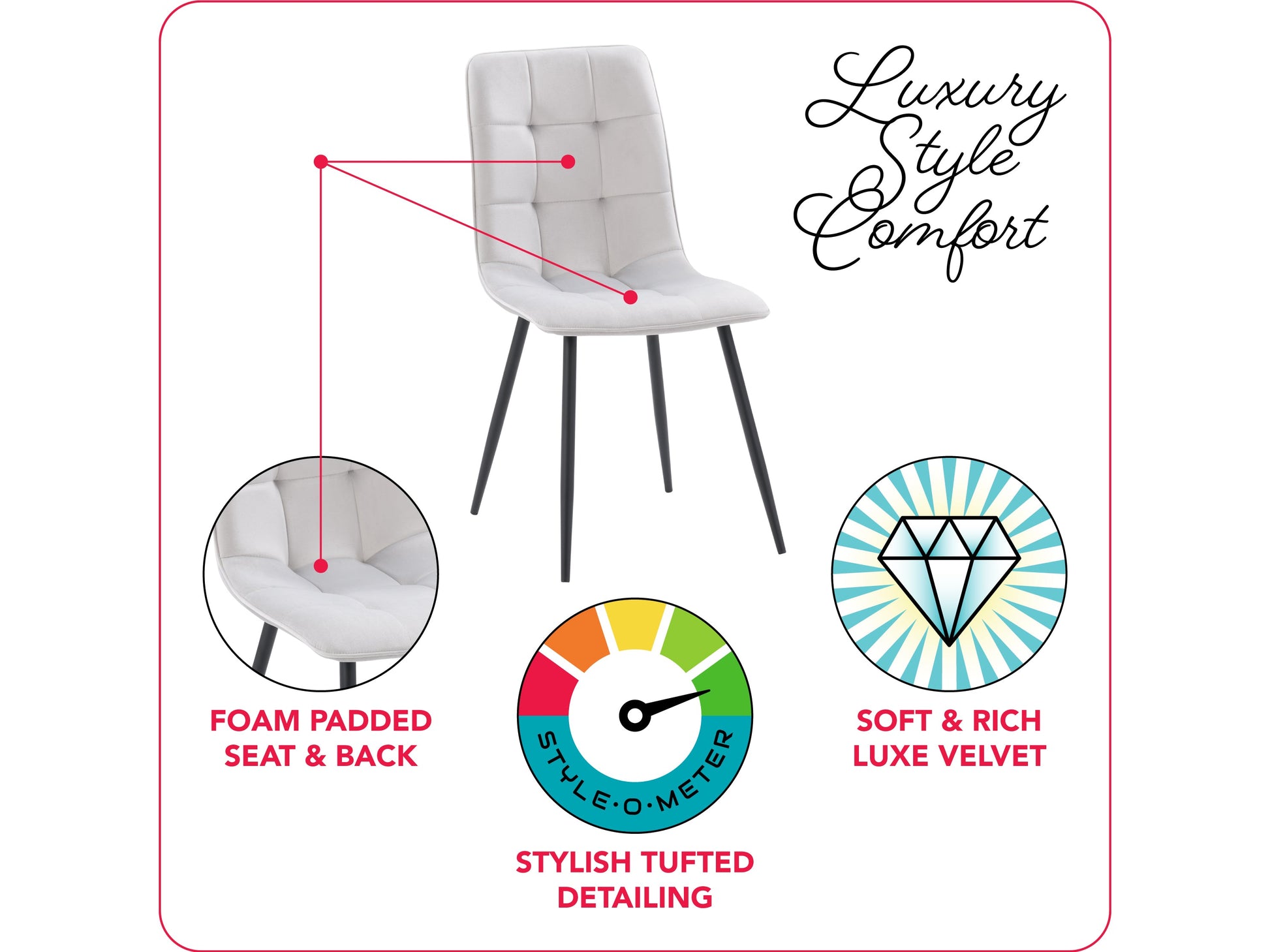Light grey 3 piece bistro dining set with fabric chairs and wooden legs, compact and stylish for small spaces.