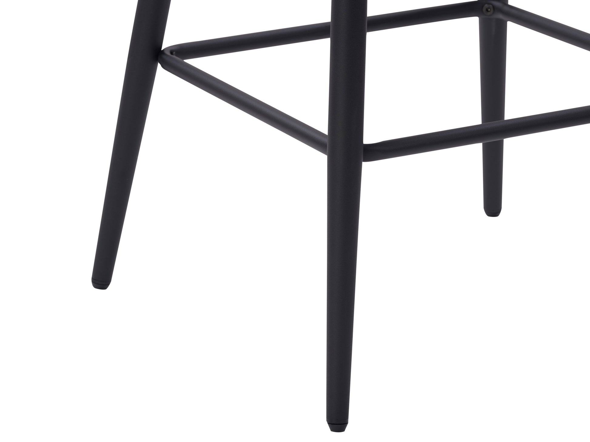 Cream velvet bar stools set of 2 with gold metal legs and tufted backrests for modern kitchen or bar area.