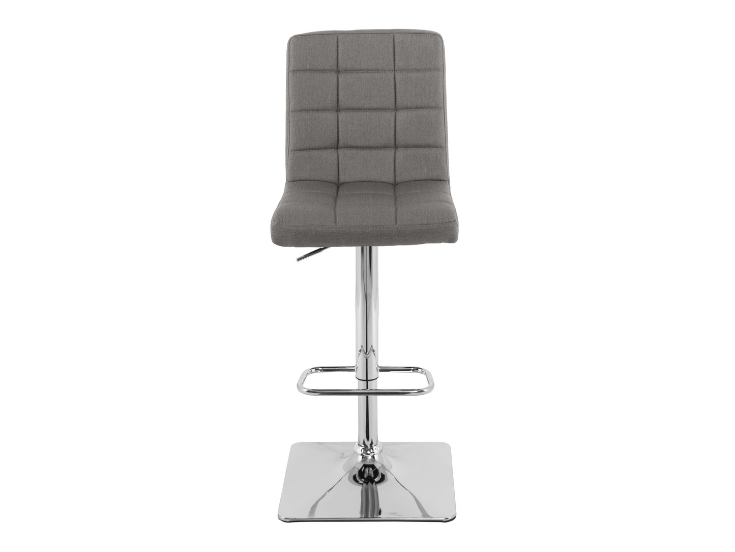 Grey Tufted Adjustable Stools
