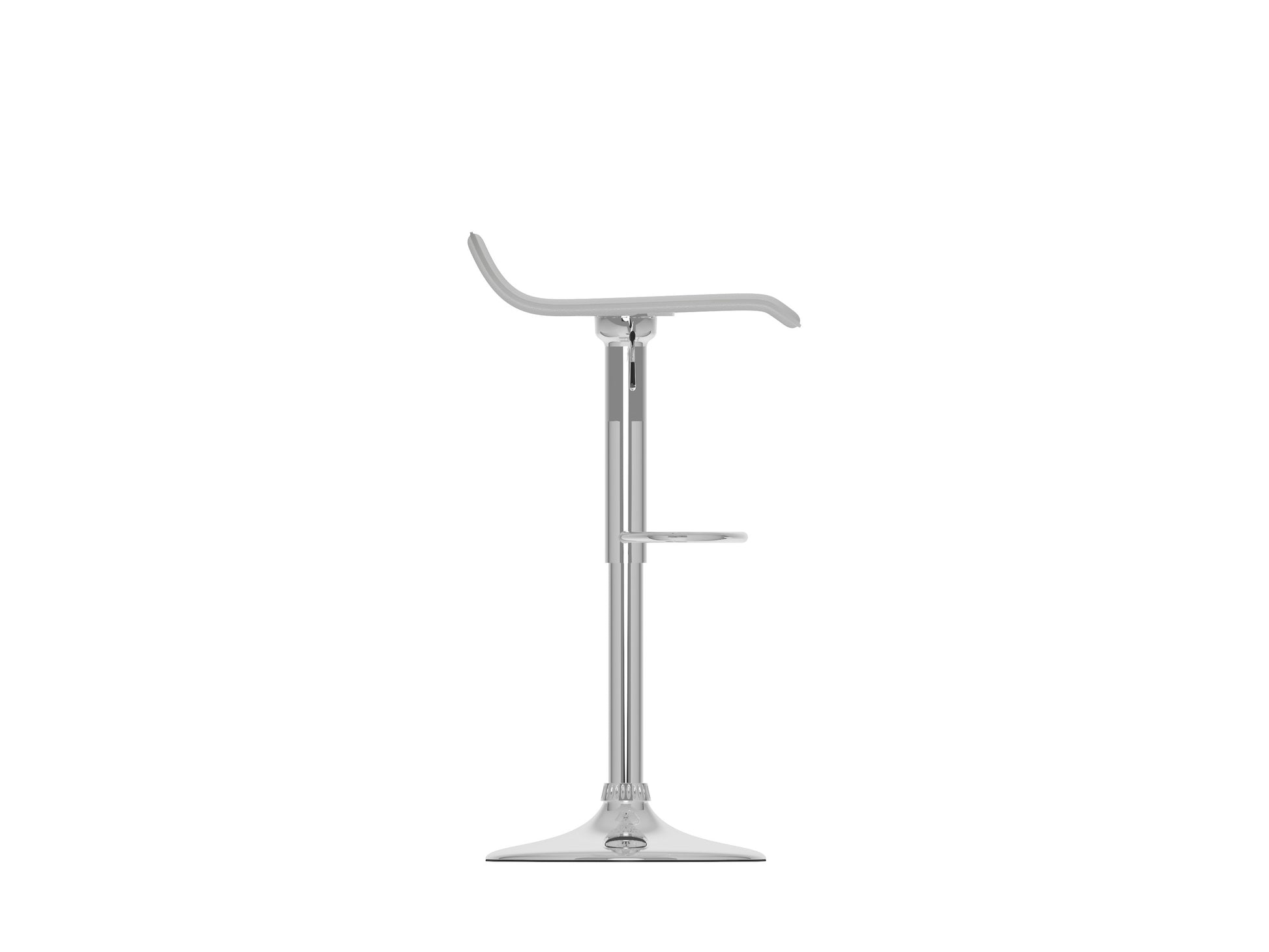 Set of 2 low back bar stools in dark wood with black cushioned seats, featuring sleek metal footrests and sturdy wooden legs, perfect for modern kitchen or bar areas.