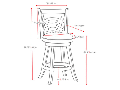 Alt Tag: Modern wood bar stool with natural wood finish, black metal legs, and a curved seat design, ideal for counter height seating in kitchens or bars.