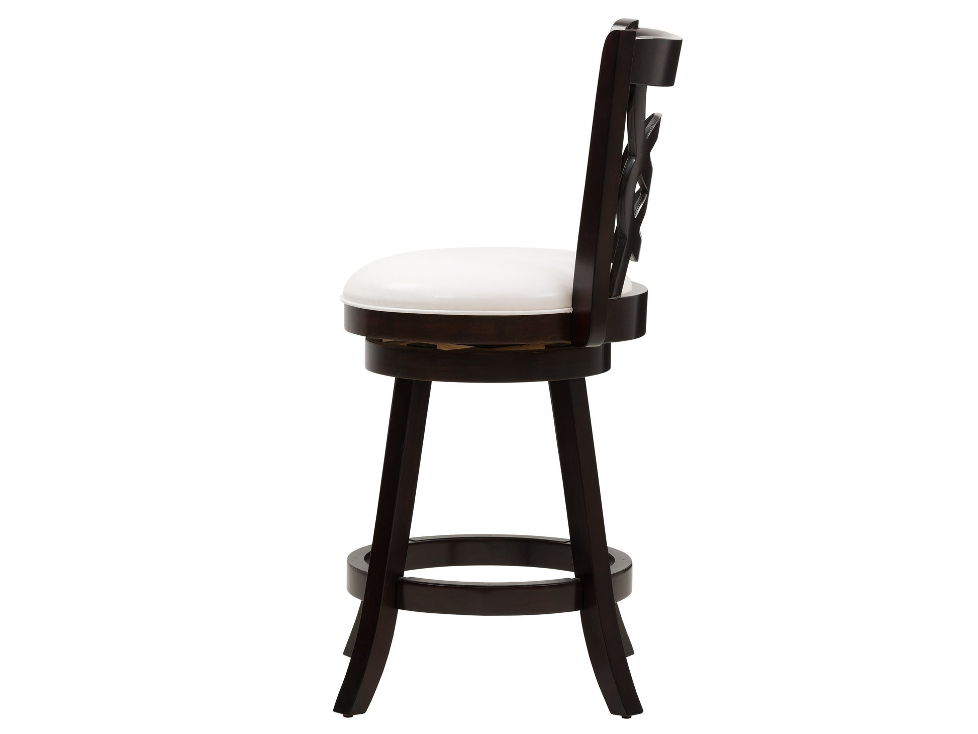 Modern wooden bar stool with black metal frame, featuring a natural wood seat and backrest, counter height, sleek design, and sturdy construction, perfect for contemporary kitchen or bar settings.