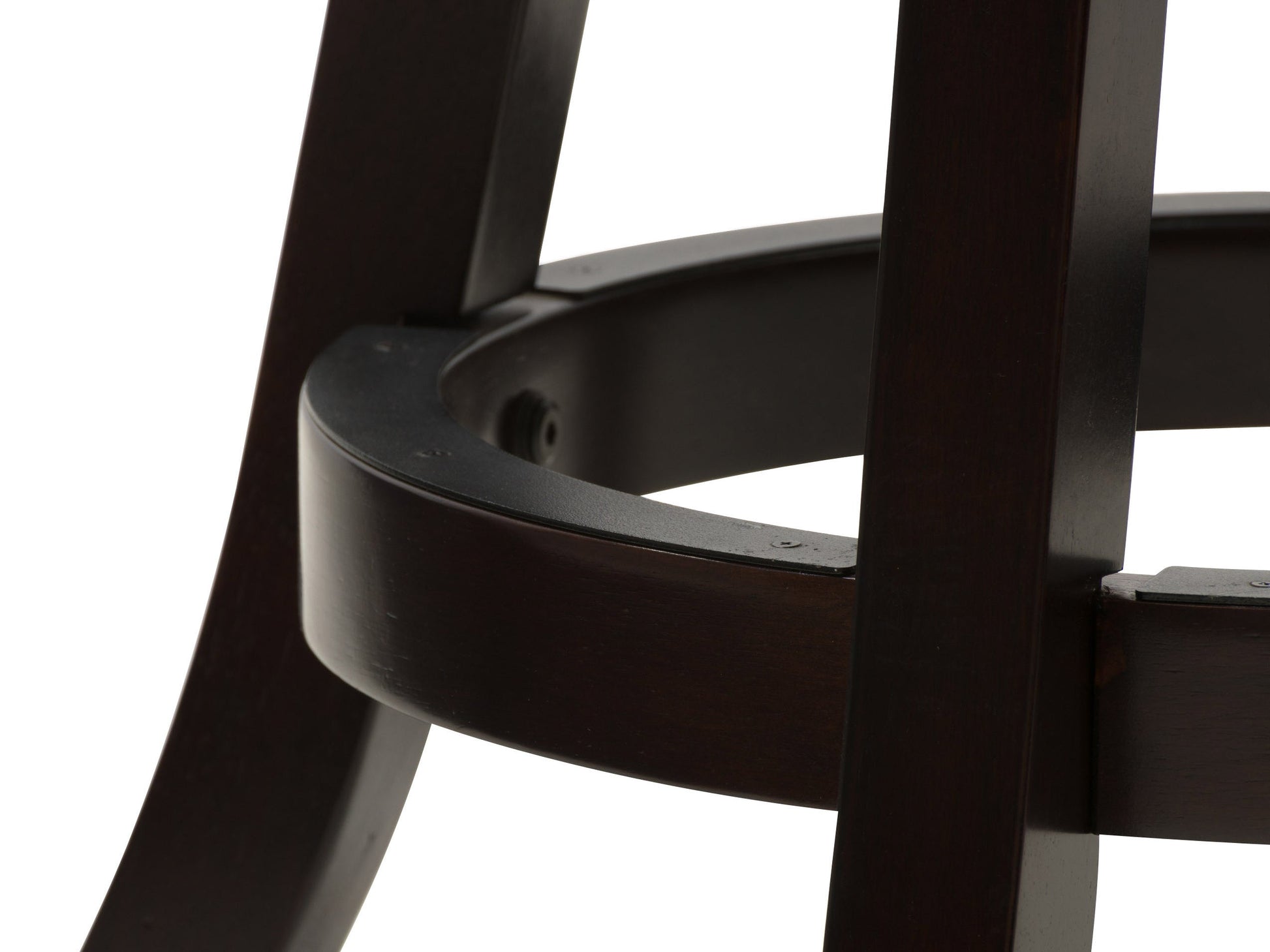 White bar height bar stools set of 2 with cushioned seats, sleek metal legs, and minimalist design.