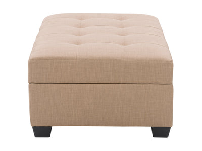 beige Tufted Storage Bench Antonio Collection product image by CorLiving#color_antonio-beige