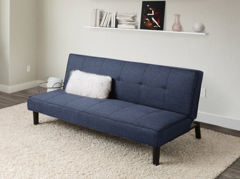 Convertible Futon Sofa Bed Solid Wood Frame CorLiving Furniture
