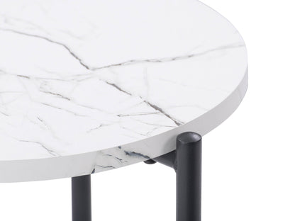 3 piece coffee table set with glass tops, black metal frames, and a sleek, modern design.