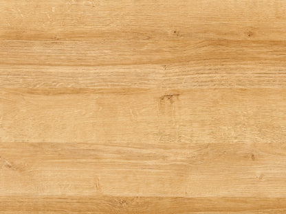 Light wood dining cabinet with sleek black metal legs and minimalist design.
