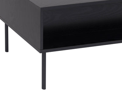 Black Fluted Coffee Table
