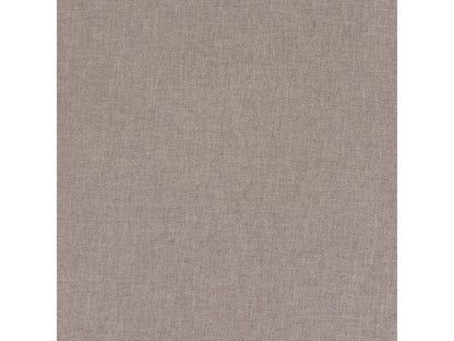 Taupe 3-seater sofa with fabric upholstery, wooden legs, and tufted cushions.