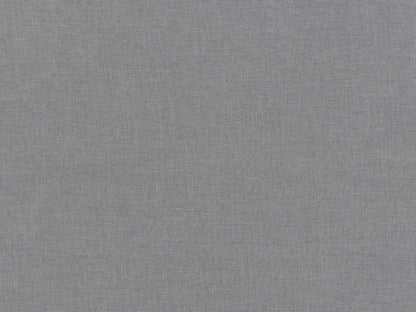 Grey loveseat with fabric upholstery, wooden legs, and tufted backrest – ideal for modern living rooms.