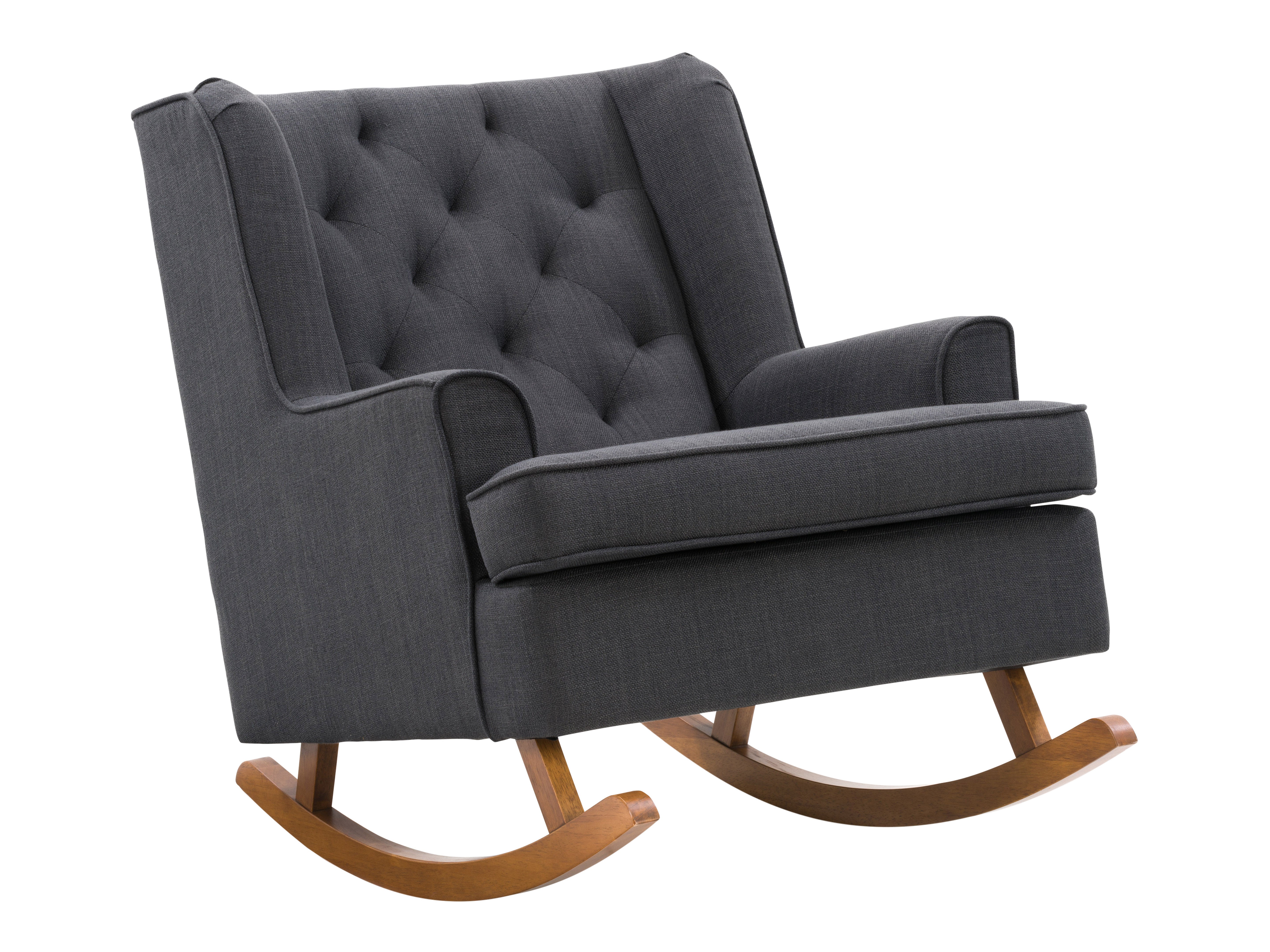 Timeless Dark Grey Rocking Chair – CorLiving Furniture