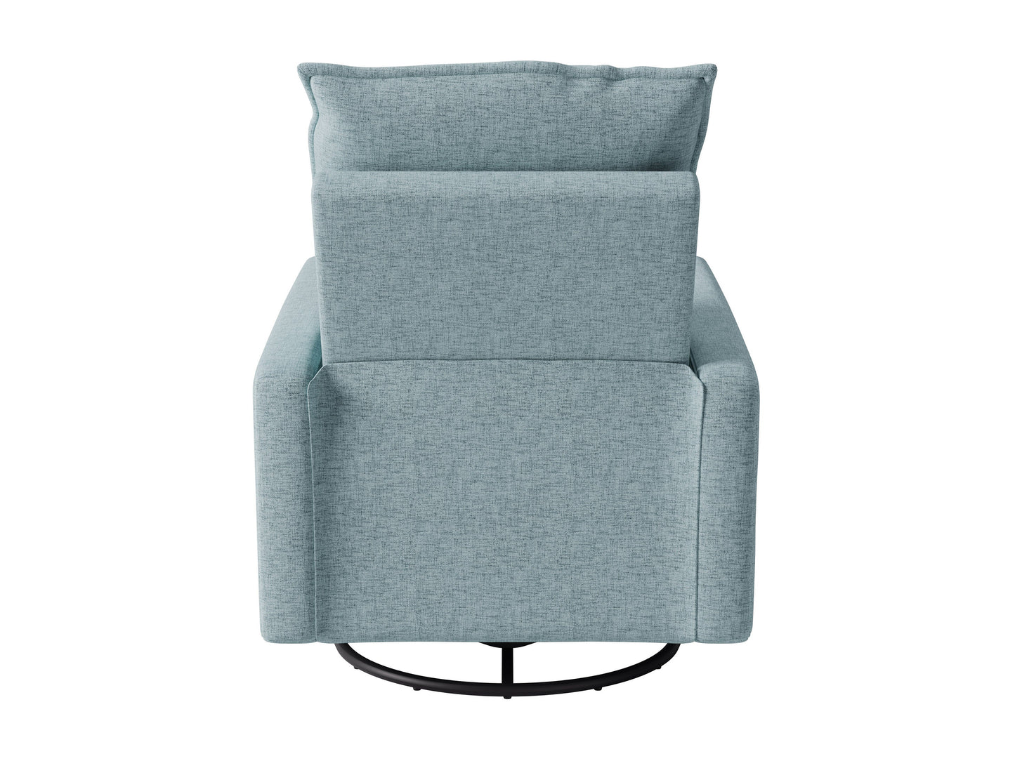 Luxurious grey glider recliner chair with plush cushions, ergonomic design, and smooth reclining mechanism