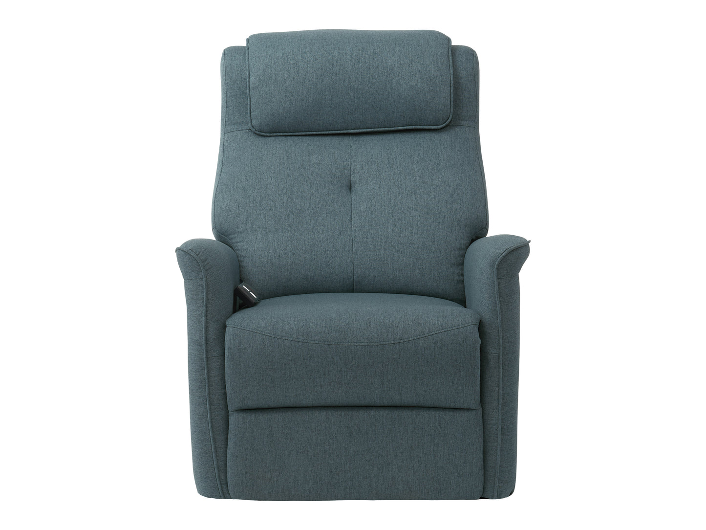 Blue Power Lift Recliner with Remote