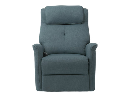 Blue Power Lift Recliner with Remote