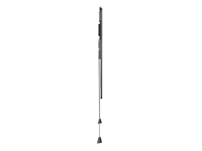 Black slim TV wall mount for 37 to 70 inch TVs, featuring adjustable brackets, sleek design, and durable metal construction for secure and stylish television mounting.