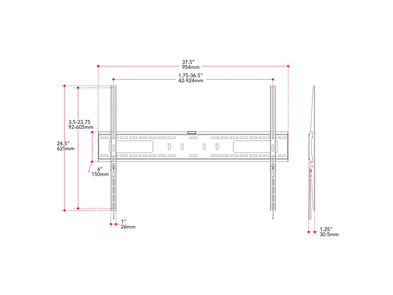 Fixed Wall Mount for Large TV&