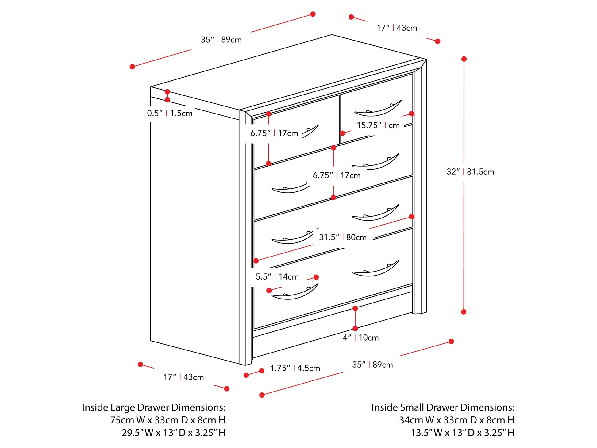 dimensions dresser Craftsman Mission 9-Drawer Tall care and possible to refurbish to be used as new whenever you like Dresser | Chest Clearances Dimensions