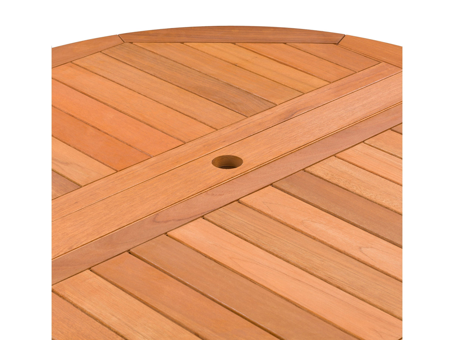 Brown outdoor drop leaf patio table with foldable sides, sturdy wooden construction, and weather-resistant finish.