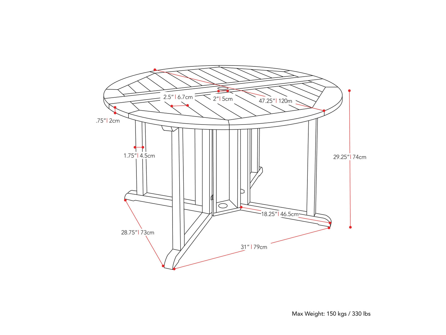Brown outdoor drop leaf patio table with wooden finish, foldable sides, and sturdy design for versatile outdoor use.