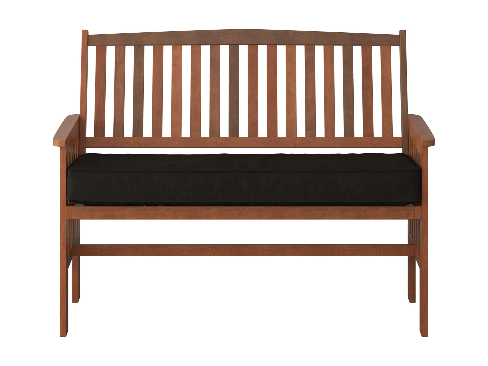 Wooden Bench Brown Outdoor Bench Cushion Wood Bench With Back