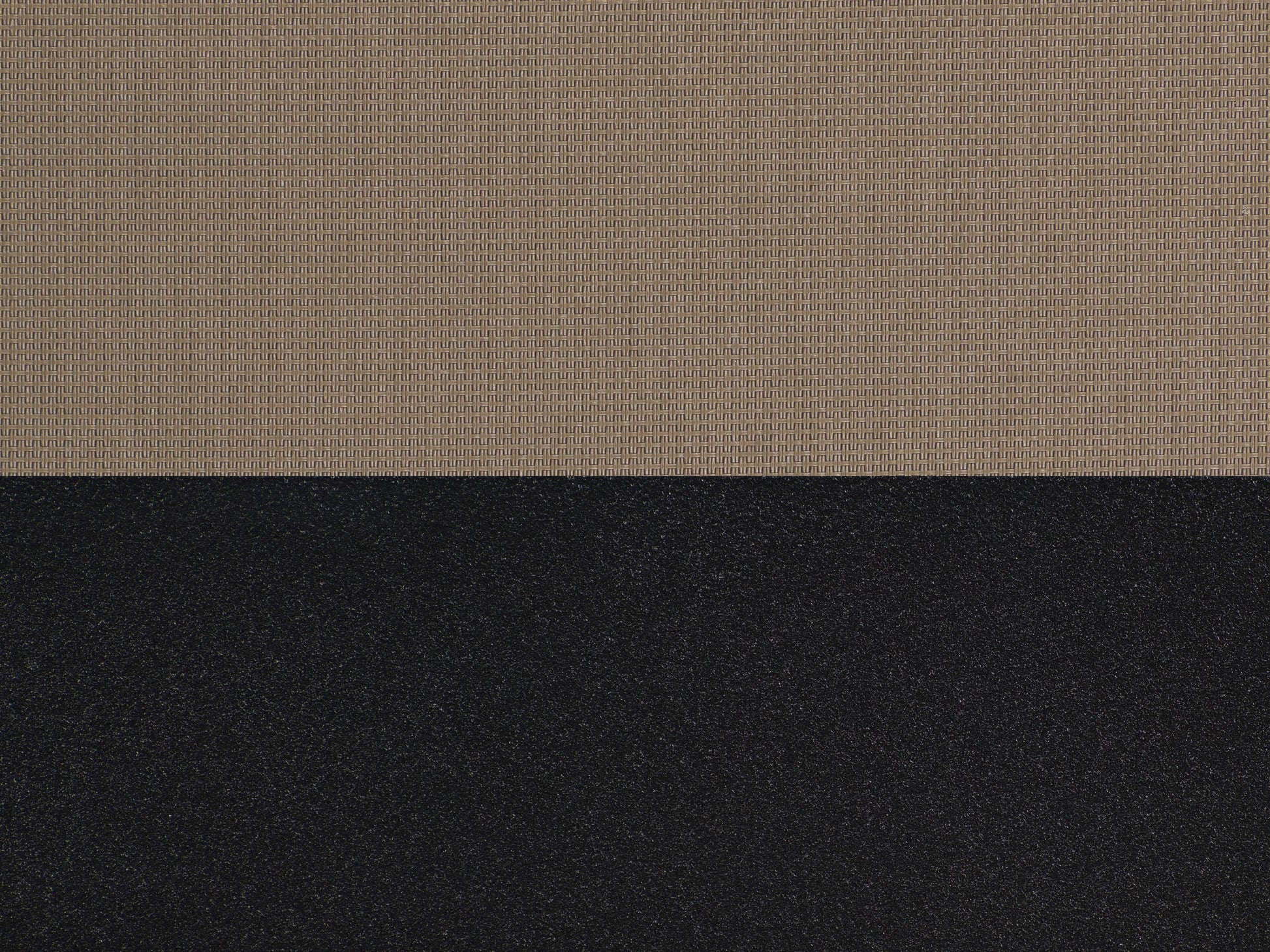 Taupe reclining patio lounge chair with cushion, weather-resistant fabric, and sleek metal frame.