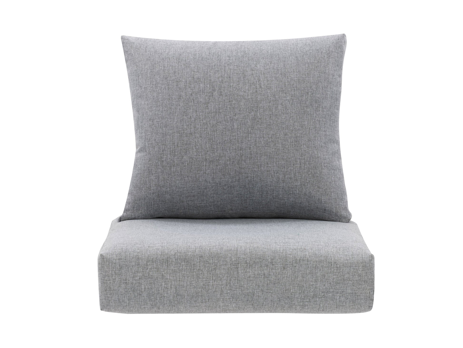Grey Single Chair Replacement Patio Cushion Set 2pc – CorLiving