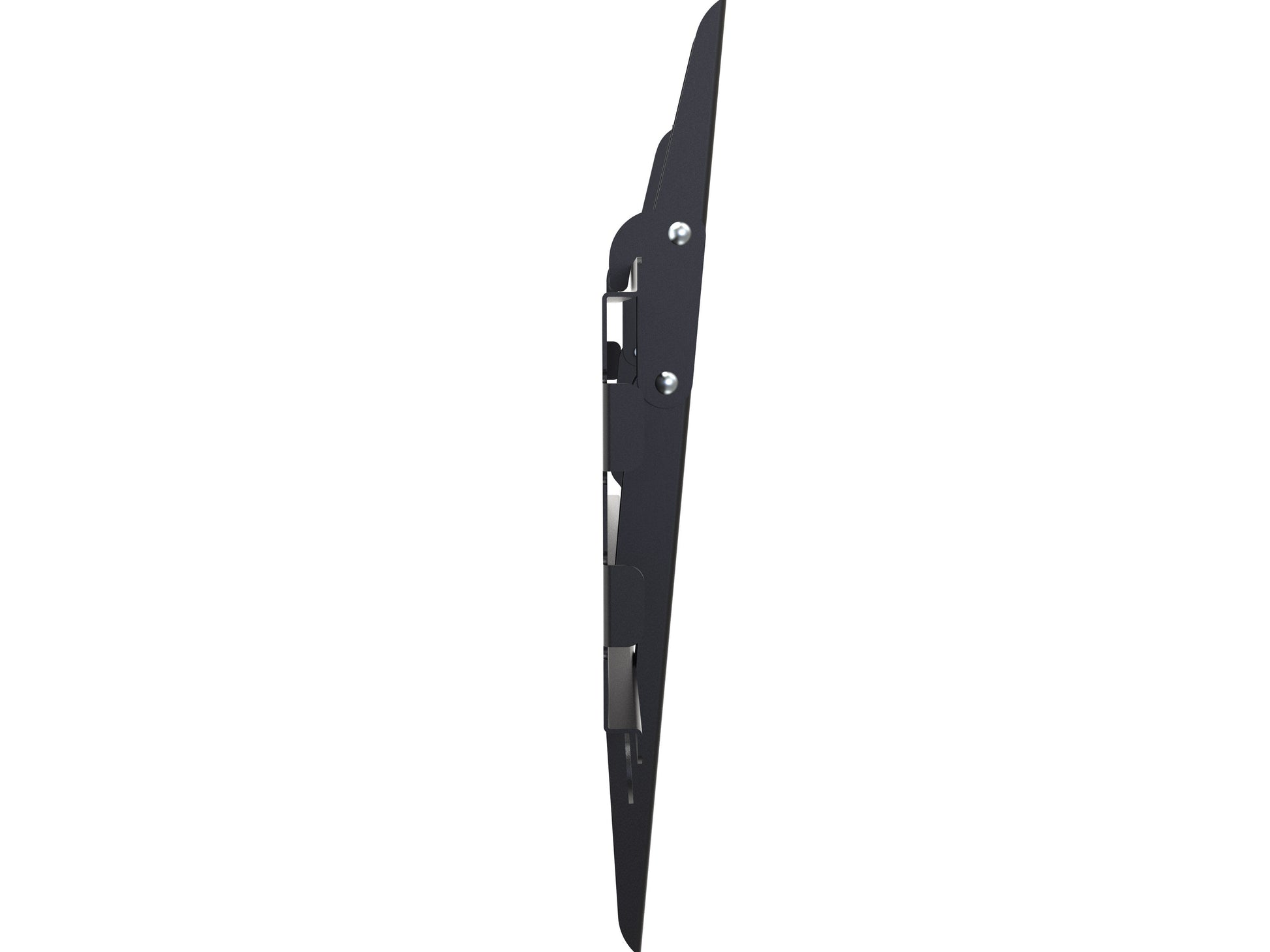 Black fixed TV wall mount for 40" to 100" TVs, featuring a durable steel frame, sleek low-profile design, and easy installation with included hardware. Ideal for living rooms, bedrooms, or offices.