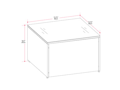 Wicker Patio Side Table