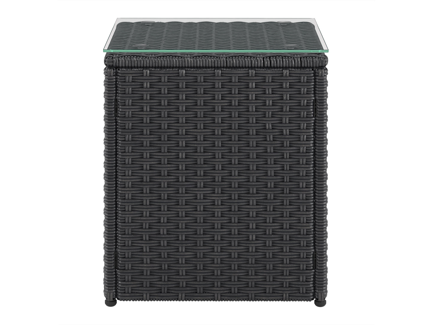 Wicker Patio Side Table