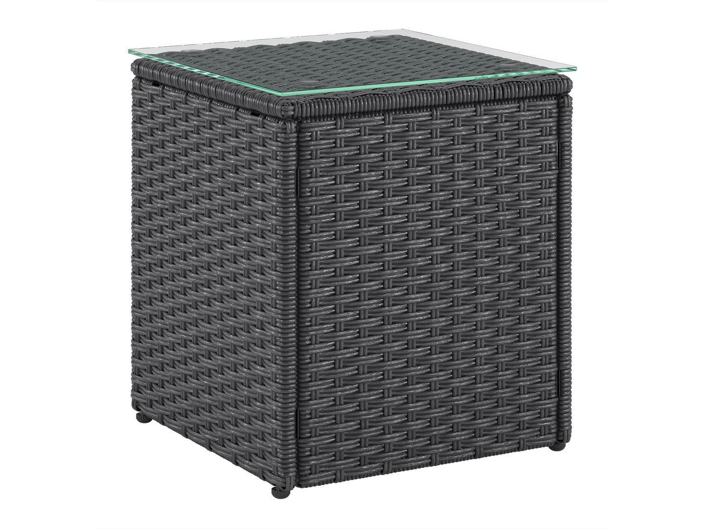Wicker Patio Side Table