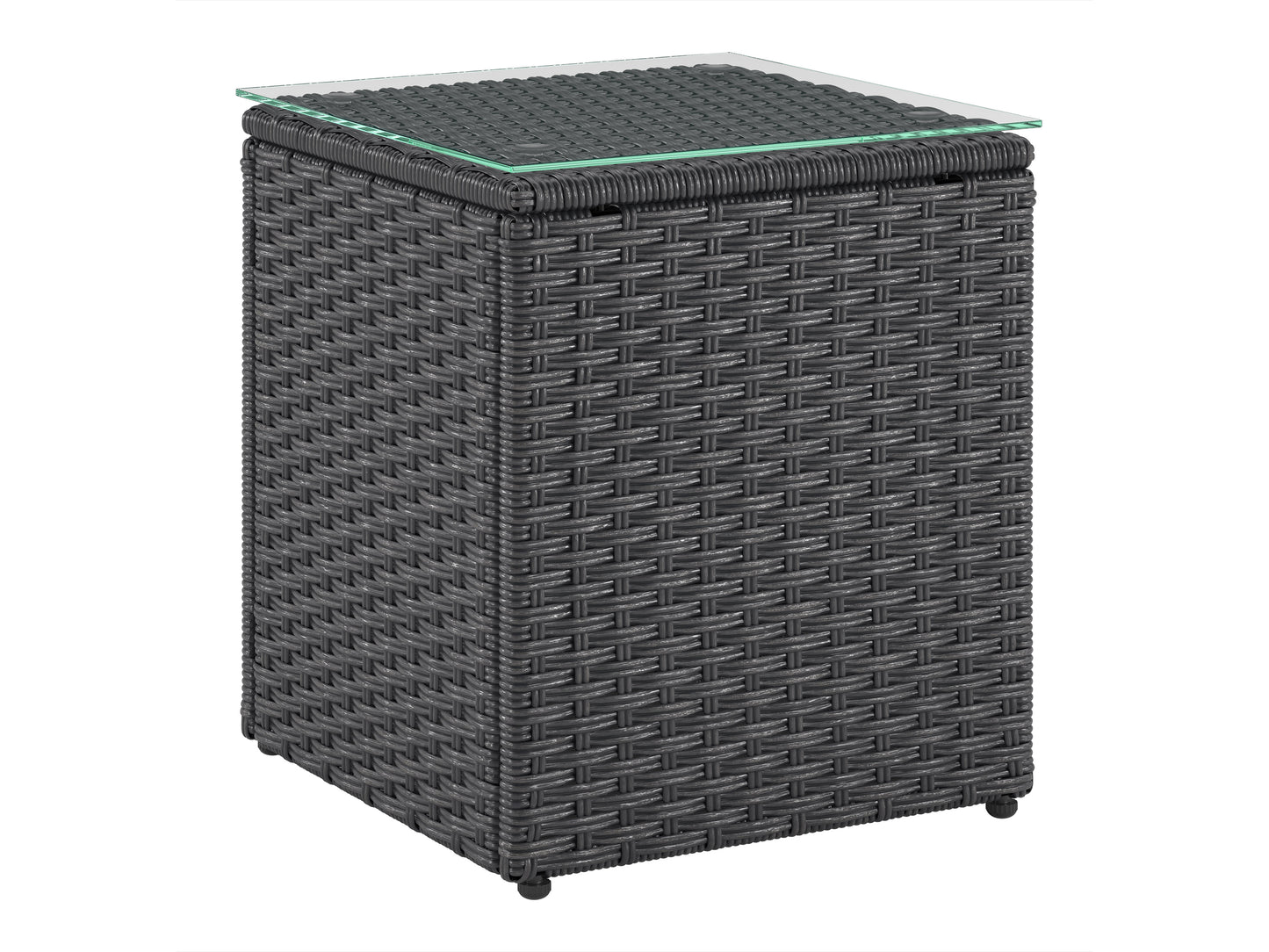 Wicker Patio Side Table